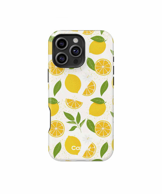 Zesty Lemon Delightful Patterns iPhone case Case Cazify - Delivery Canada