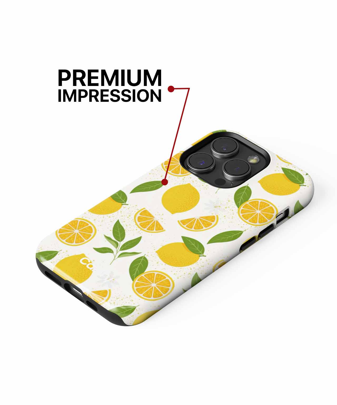 Zesty Lemon Delightful Patterns iPhone case Case Cazify - Delivery Canada