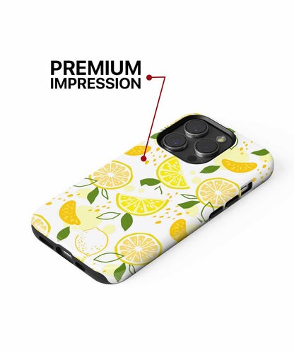 Zesty Lemon Parade of Citrus Delight iPhone case Case Cazify - Delivery Canada