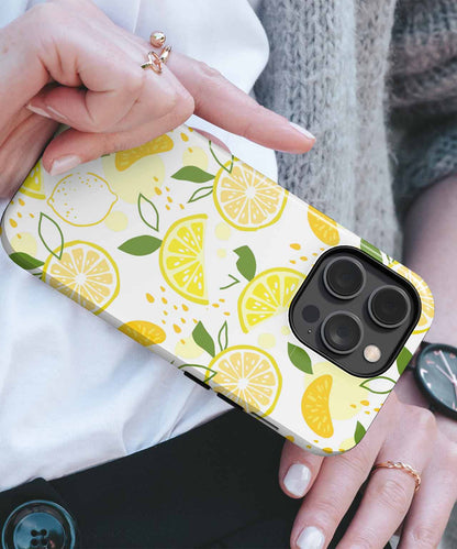 Zesty Lemon Parade of Citrus Delight iPhone case Case Cazify - Delivery Canada
