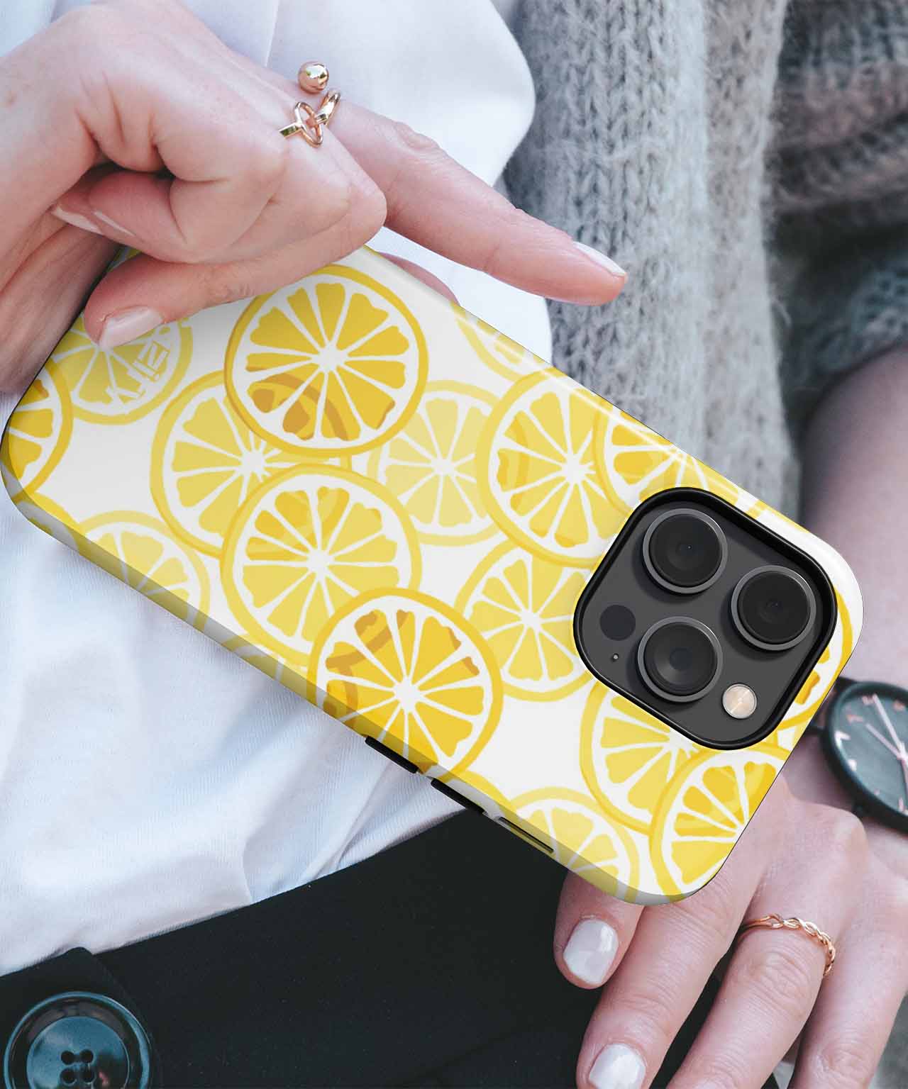 Zesty Lemon Party Vibes iPhone case Case Cazify - Delivery Canada