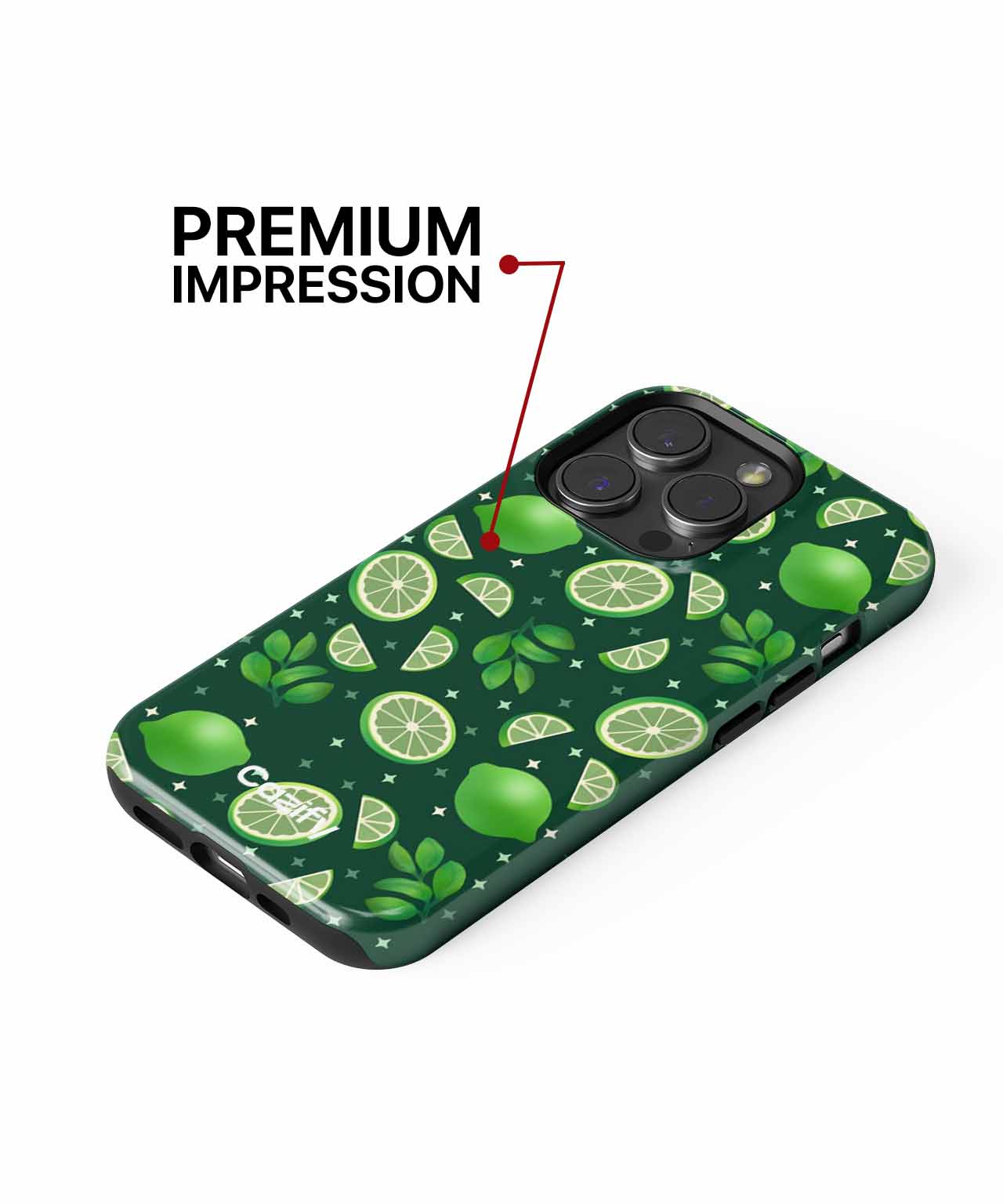 Zesty Lime Garden Party Vibes iPhone case Case Cazify - Delivery Canada