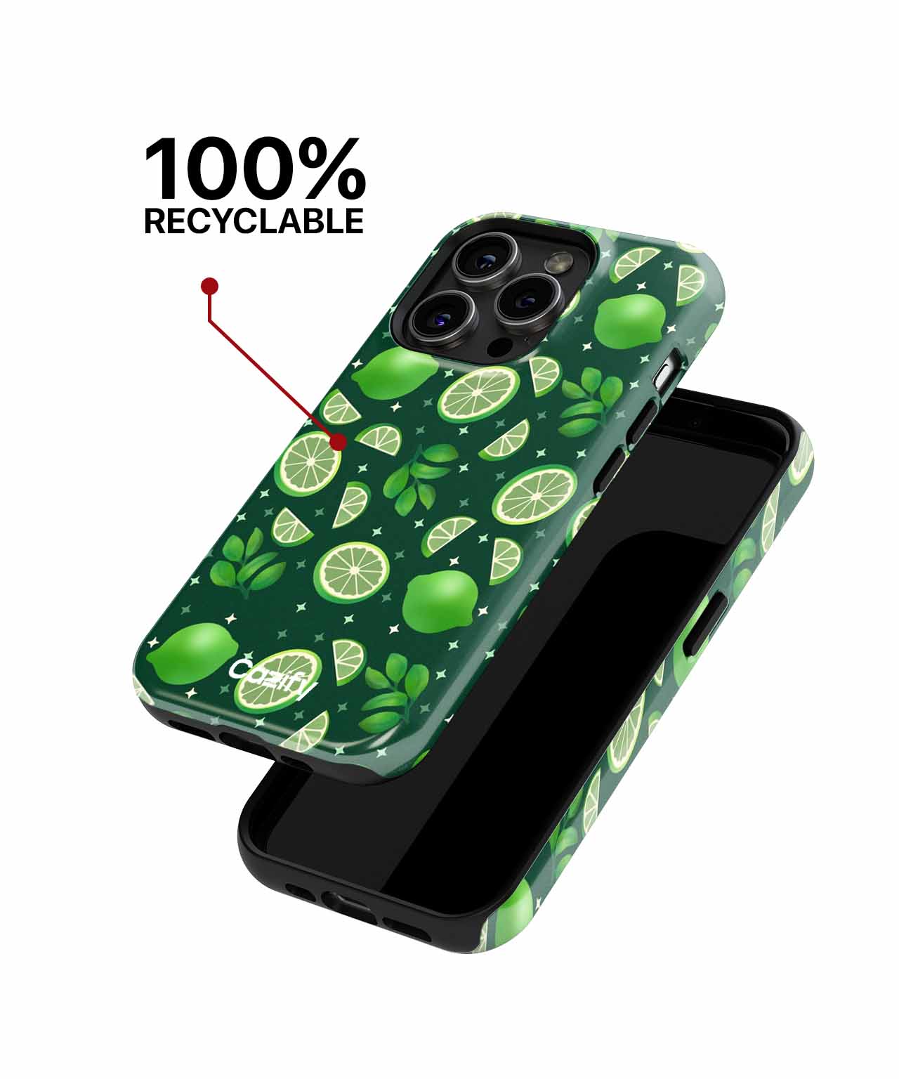 Zesty Lime Garden Party Vibes iPhone case Case Cazify - Delivery Canada