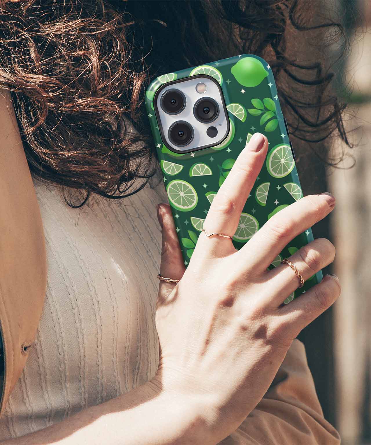 Zesty Lime Garden Party Vibes iPhone case Case Cazify - Delivery Canada