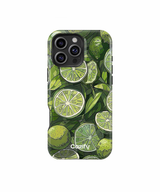 Zesty Lime Paradise Freshness iPhone case Case Cazify - Delivery Canada