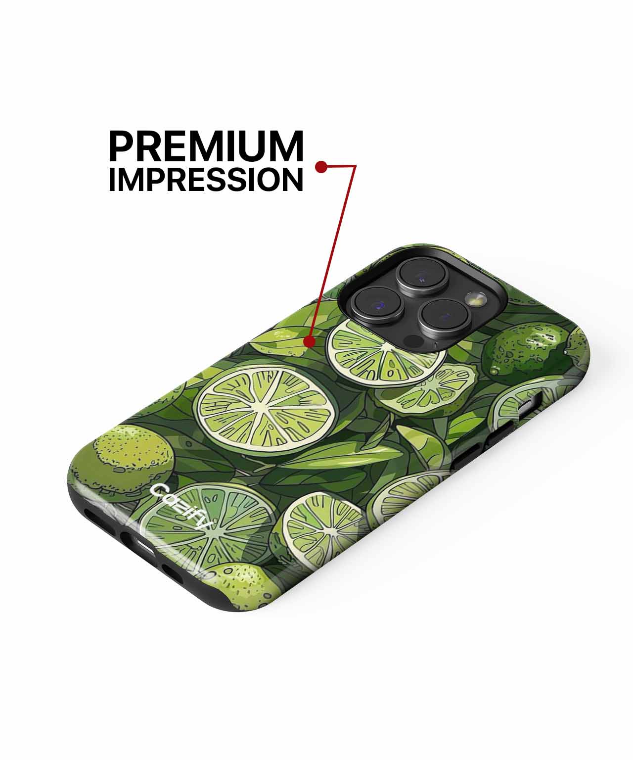 Zesty Lime Paradise Freshness iPhone case Case Cazify - Delivery Canada