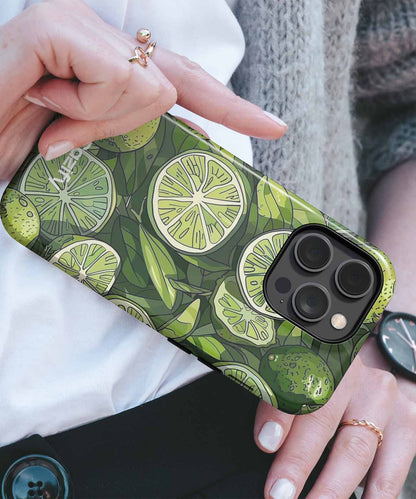 Zesty Lime Paradise Freshness iPhone case Case Cazify - Delivery Canada