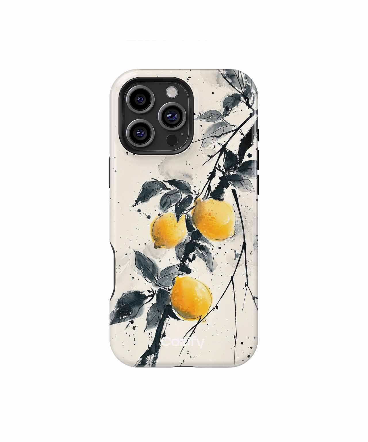 Zesty Yellow Lemons on a Branch iPhone case Case Cazify - Delivery Canada