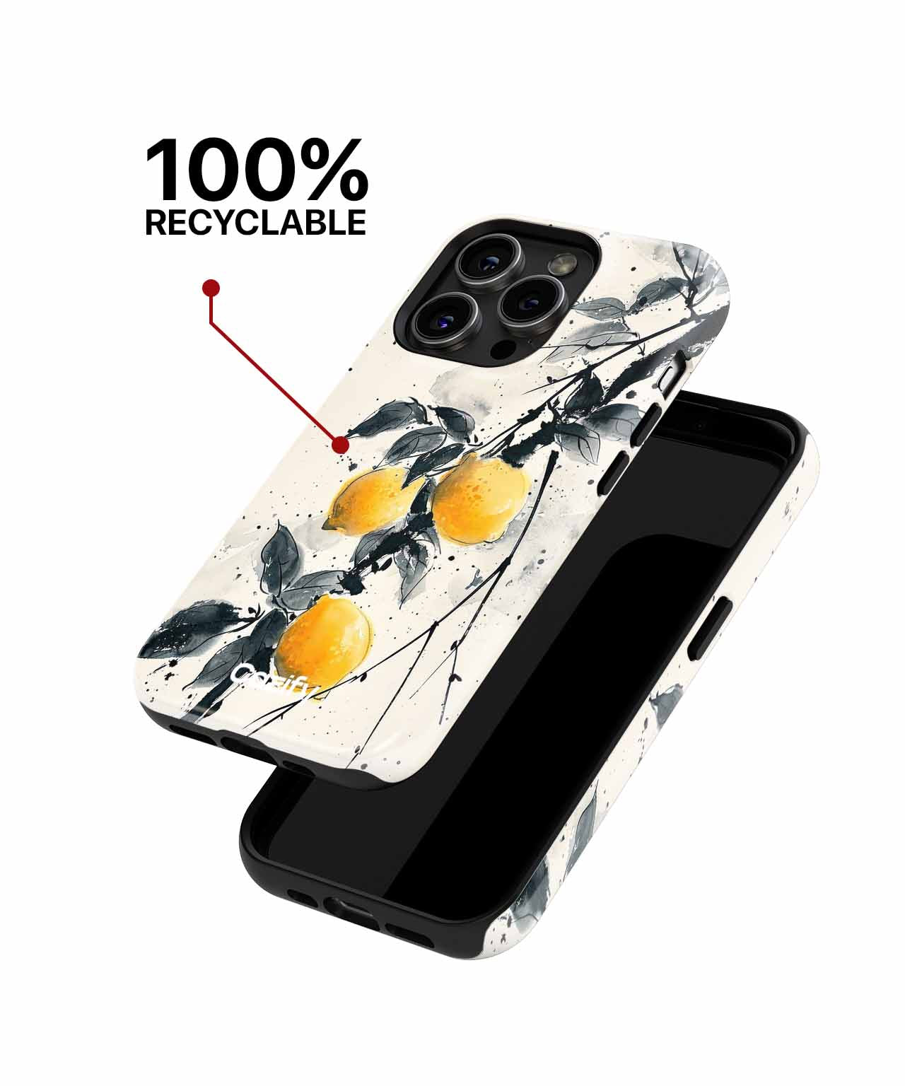 Zesty Yellow Lemons on a Branch iPhone case Case Cazify - Delivery Canada