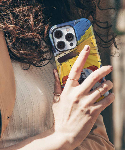 Zooming Through the Cityscape Adventure iPhone case Case Cazify - Delivery Canada